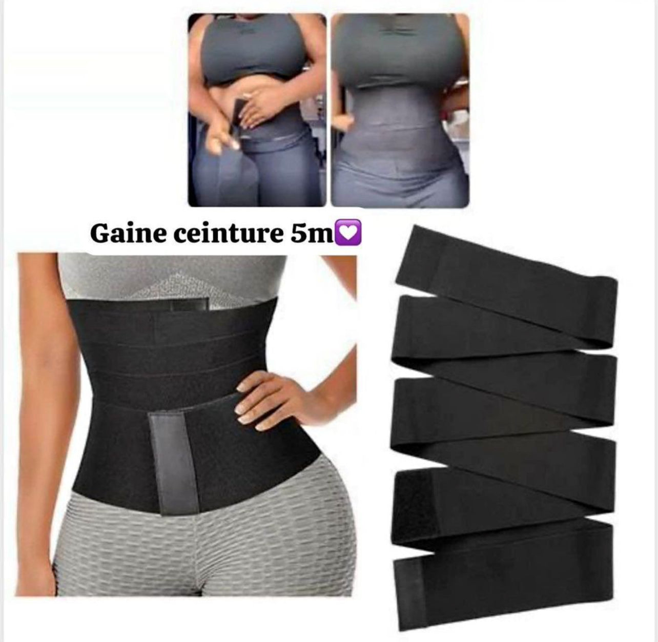 Gaine bandage 5 mettre