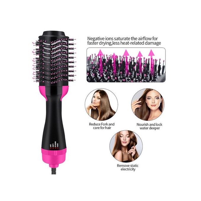 Sèche Cheveux Multifonctionnel 3 en 1 (sèche cheveux, brosse et lisseur)