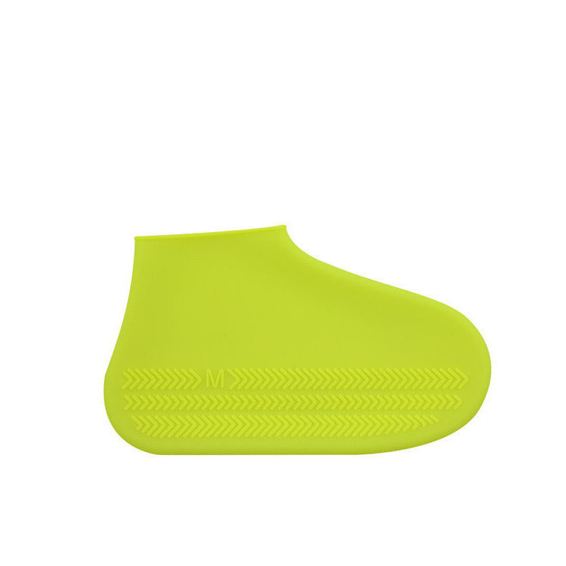 Couvre-chaussures de pluie imperméables réutilisables, couvre-chaussures en silicone,